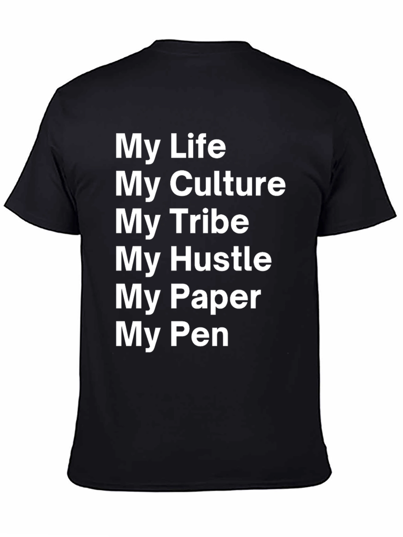 Black My Life My Culture Graphic Tee view 4