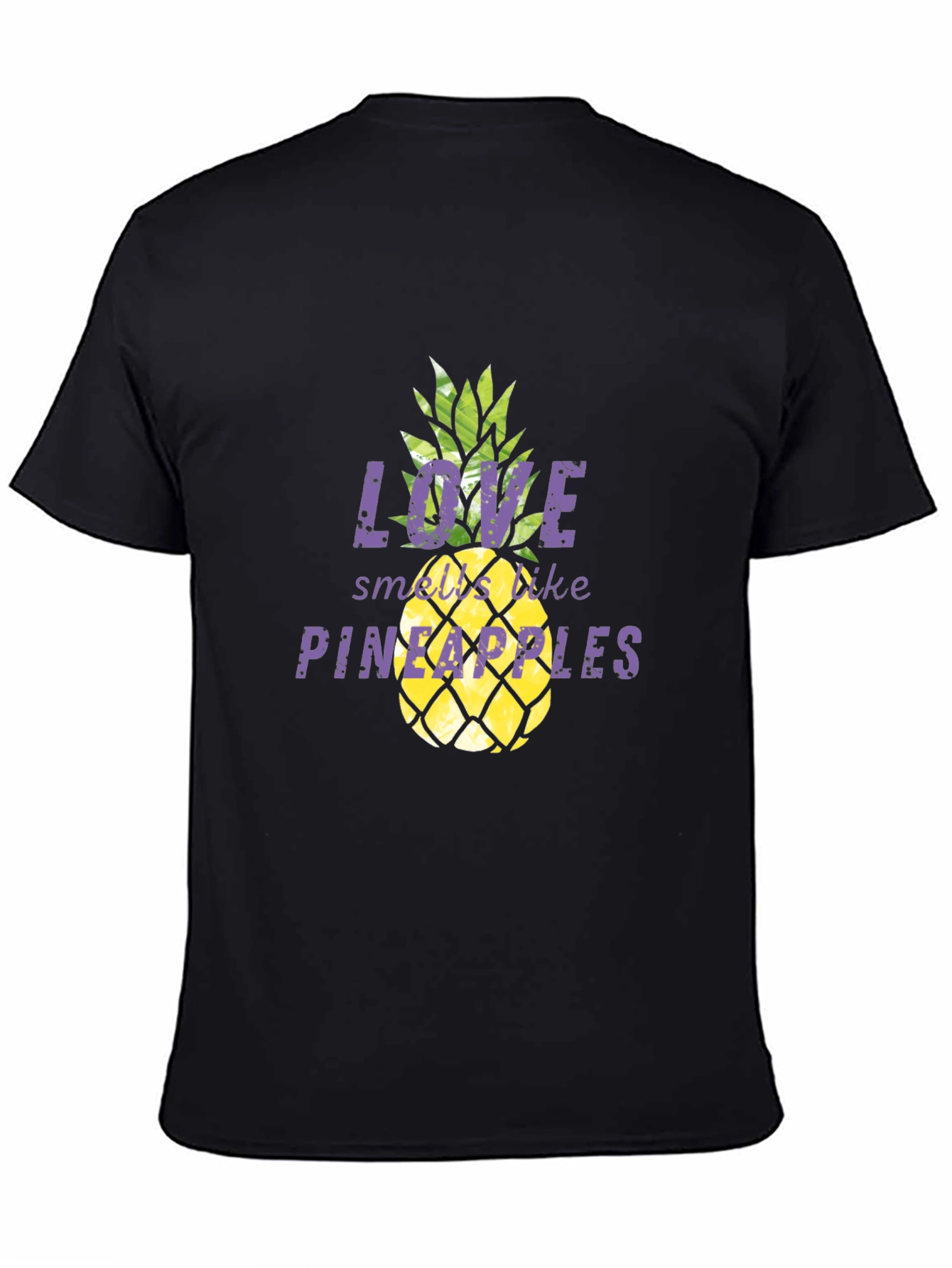 Black Love Smells Like Pineapples Graphic Tee view 4