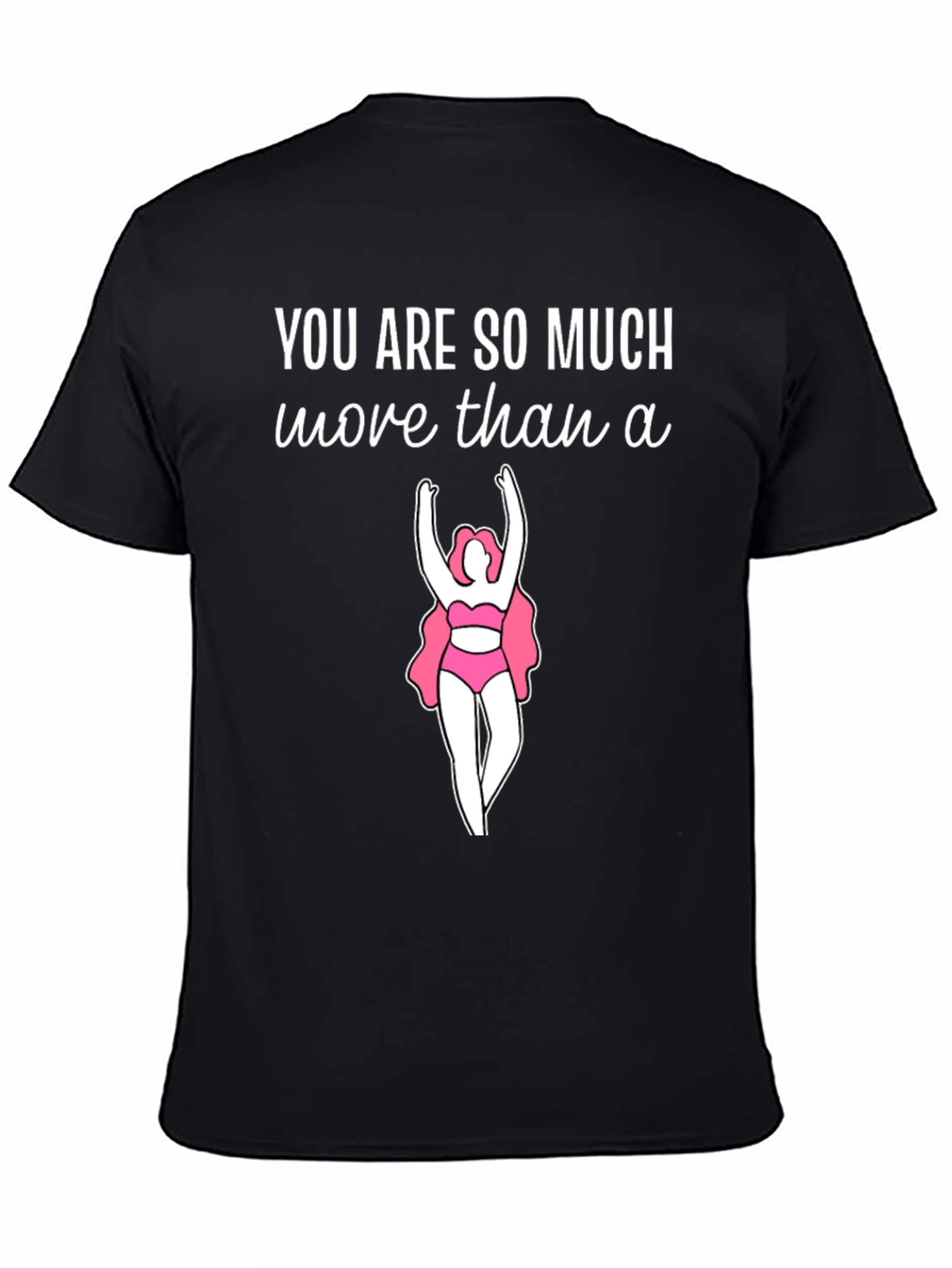 Black Empowering Black T-Shirt - You Are So Much More view 4