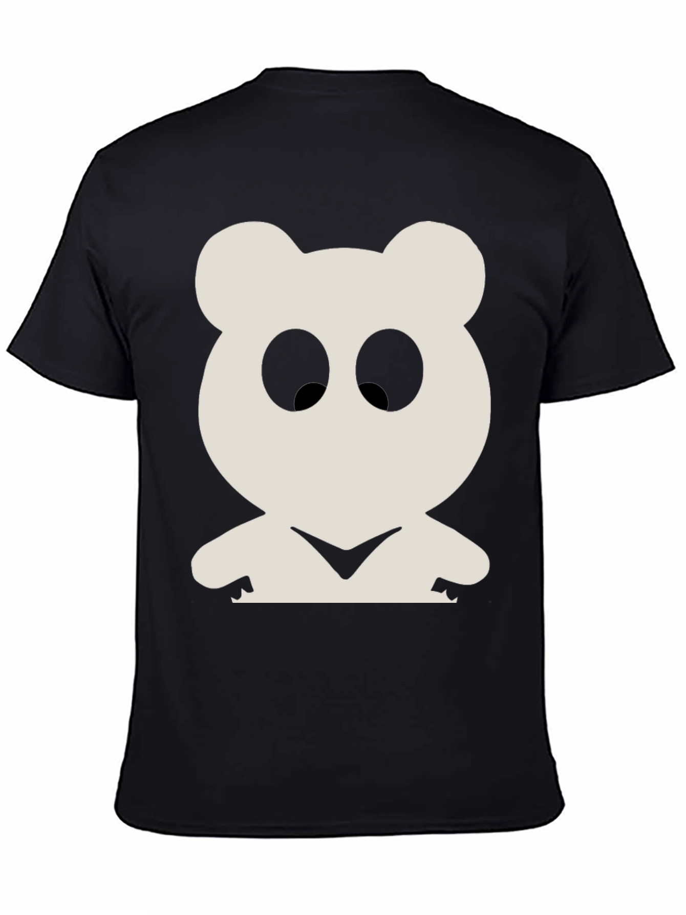 Black Bear Graphic Tee - Black Unisex T-Shirt view 4