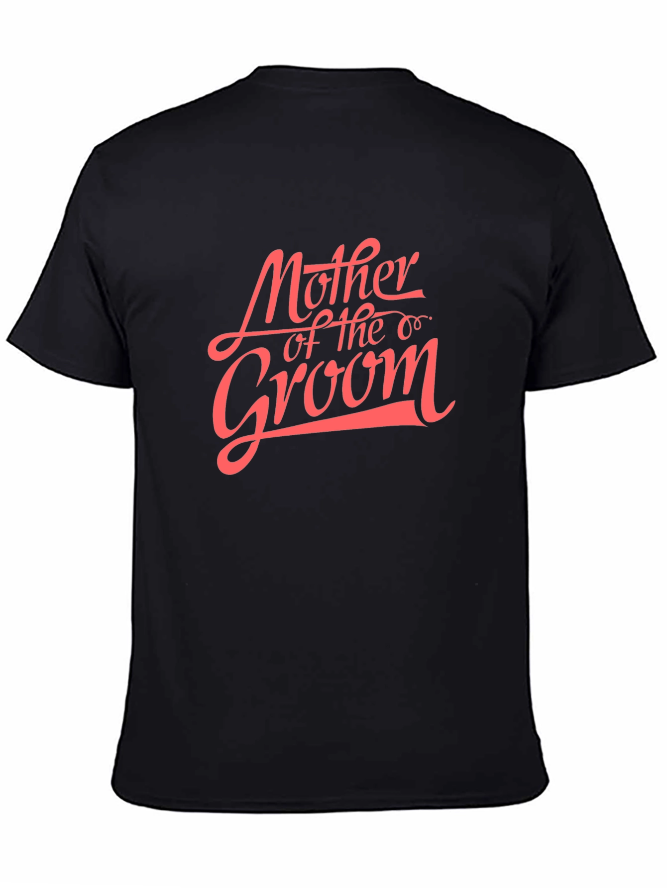 Black Mother of the Groom Graphic T-Shirt view 4