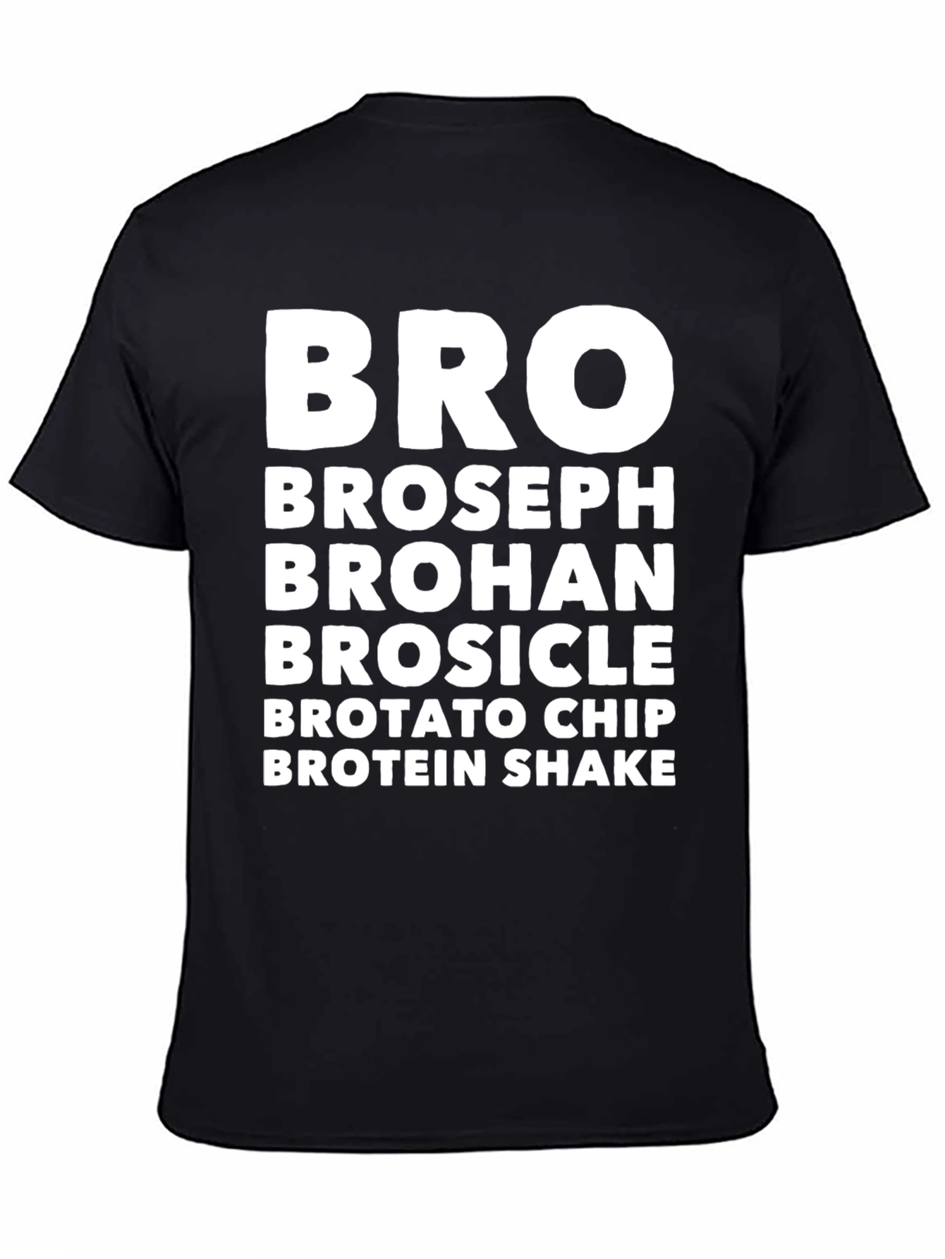 Black Bro Novelty Graphic T-Shirt view 4