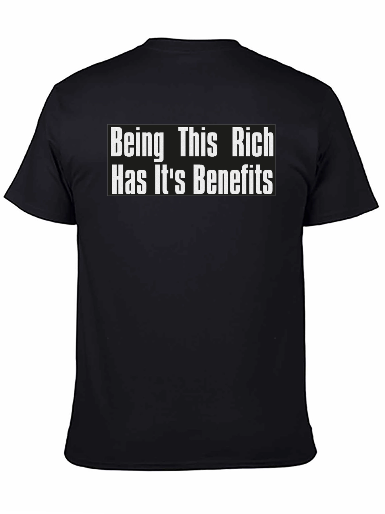 Black Being This Rich Funny Black T-Shirt view 4