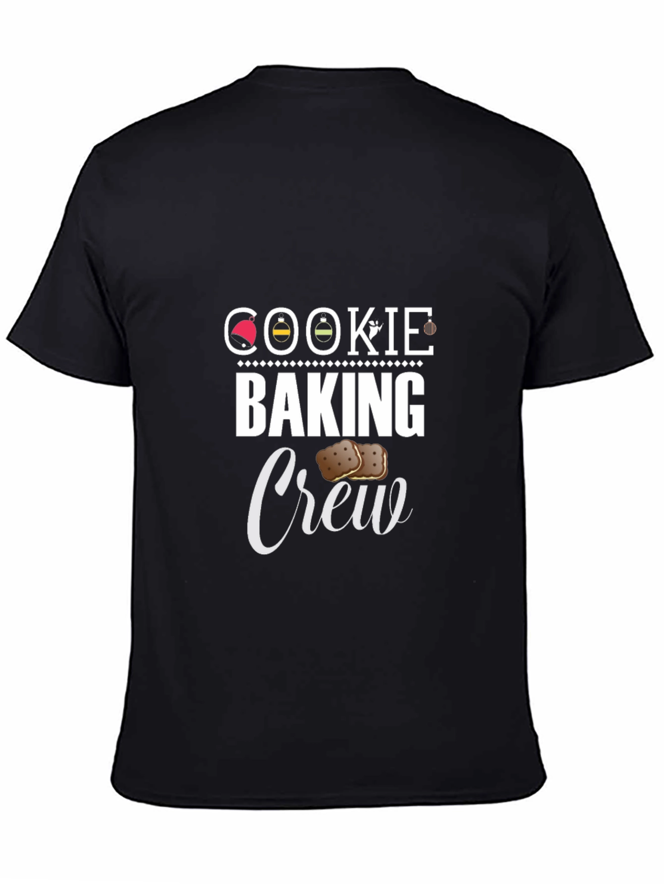 Black Cookie Baking Crew T-Shirt view 4