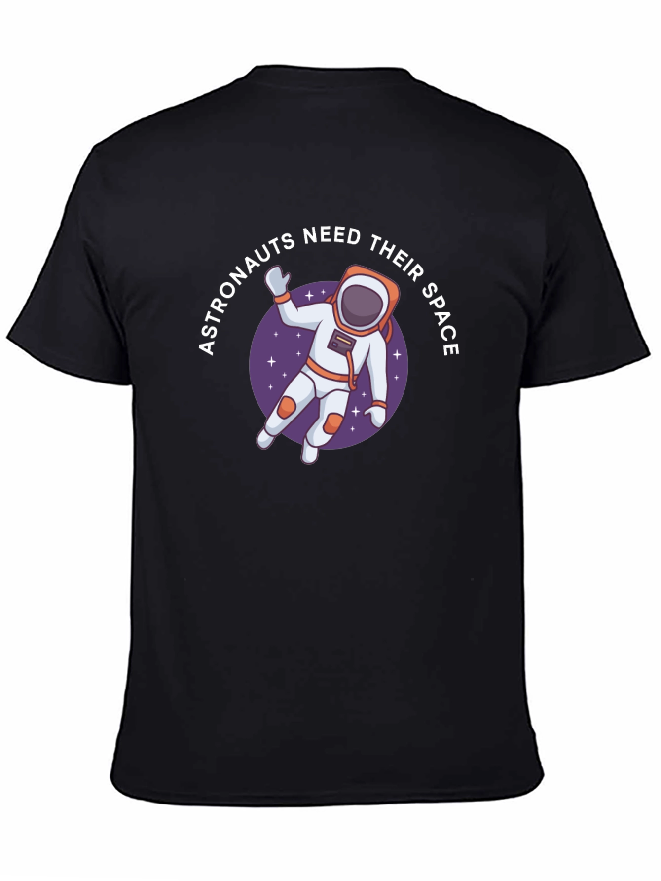 Black Astronauts Need Space T-Shirt - Unique Graphic Tee view 4