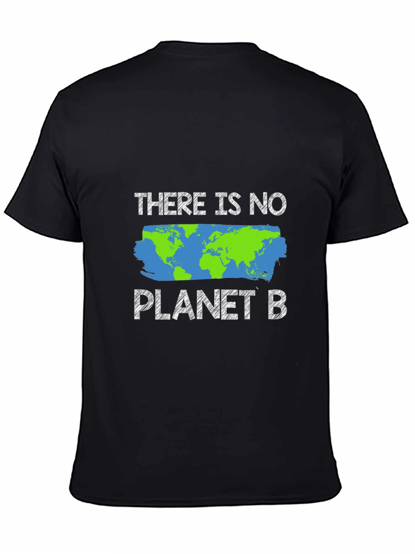 Black There Is No Planet B Graphic Tee view 4