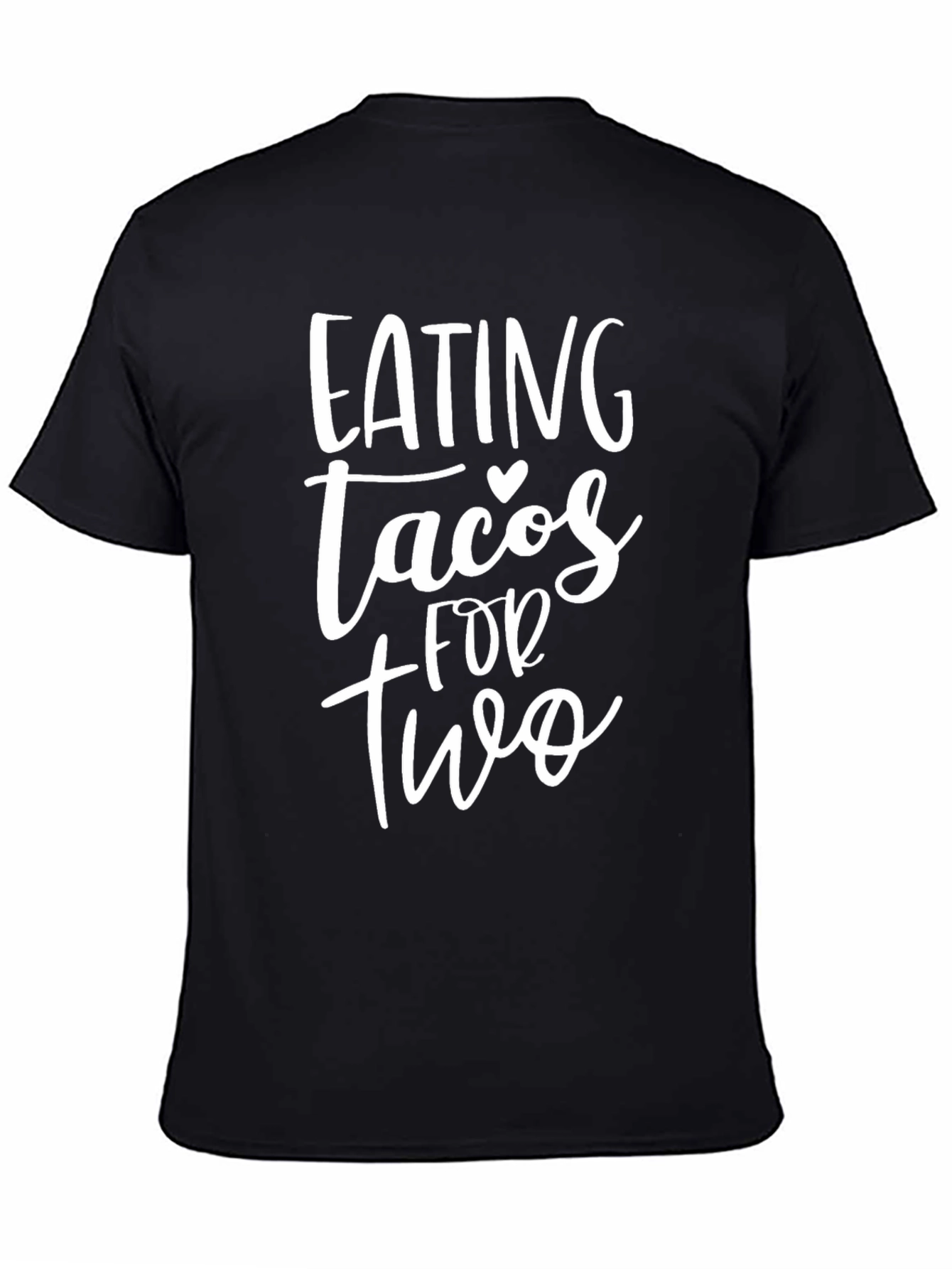 Black Eating Tacos For Two - Funny Graphic Tee view 4