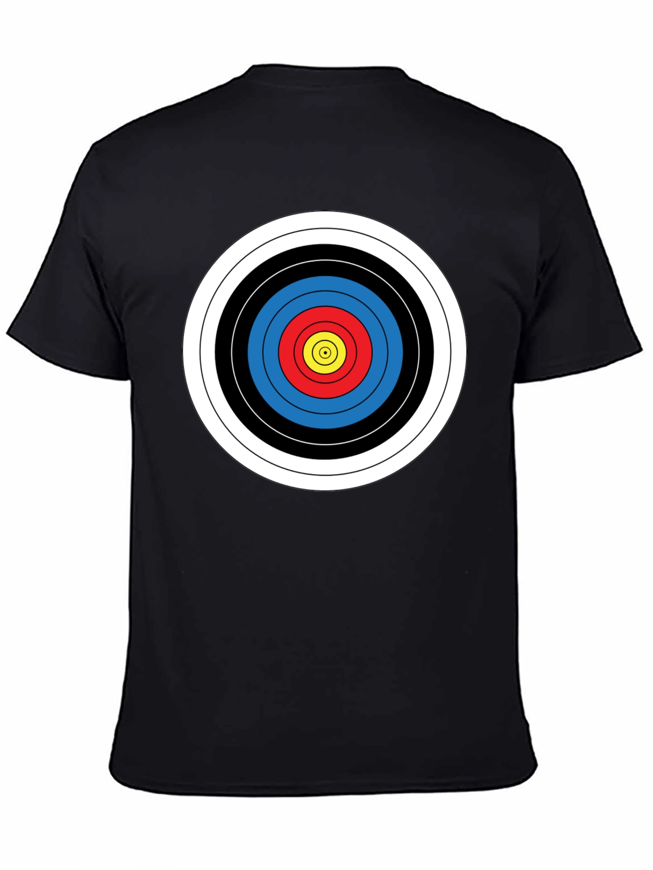 Black Target Bullseye Graphic Tee - Archer's Choice view 4