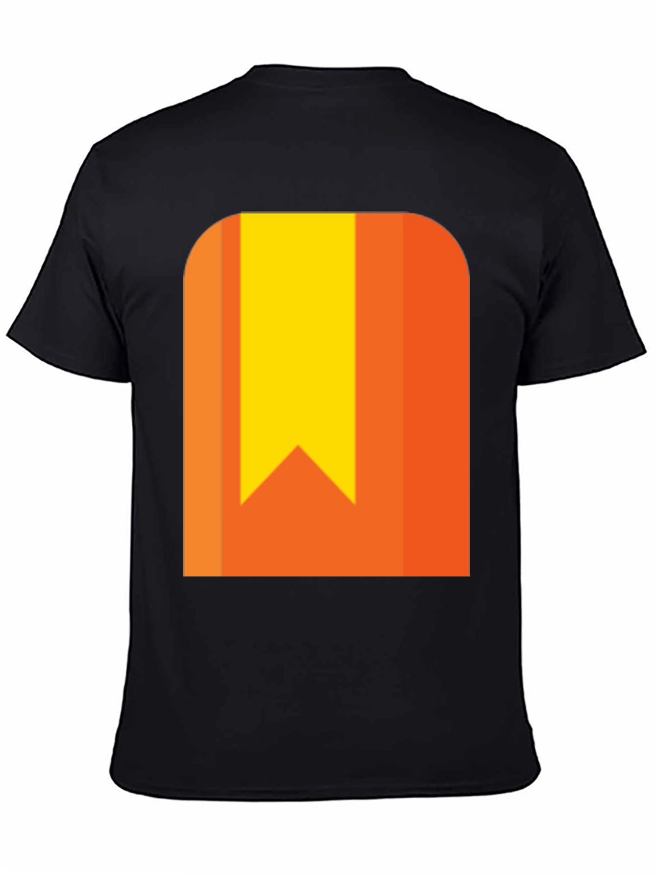 Black Abstract Graphic Tee - Stylish Casual Wear view 4