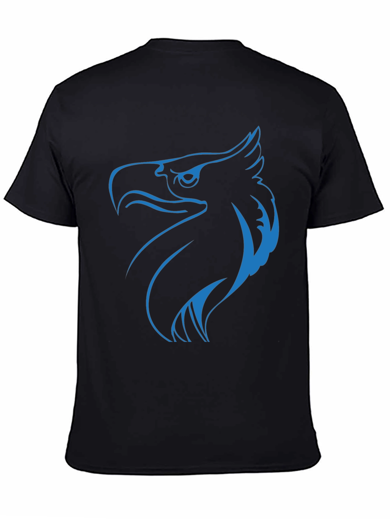 Black Eagle Graphic Tee - Black Short Sleeve T-Shirt view 4