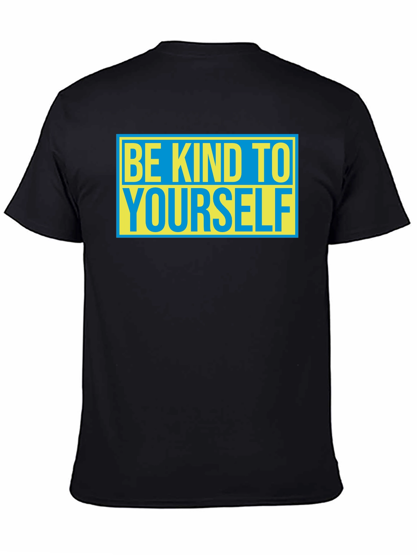 Black Be Kind To Yourself Graphic Tee - Black view 4