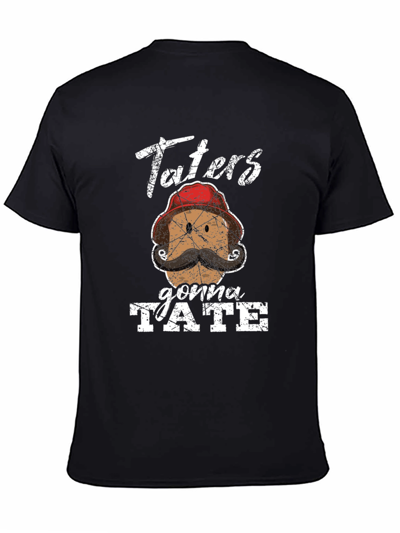 Black Taters Gonna Tate Graphic Tee view 4
