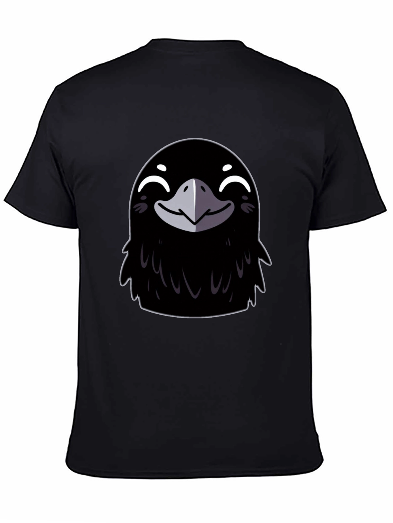 Black Crow Graphic Tee - Men's Black T-Shirt view 4