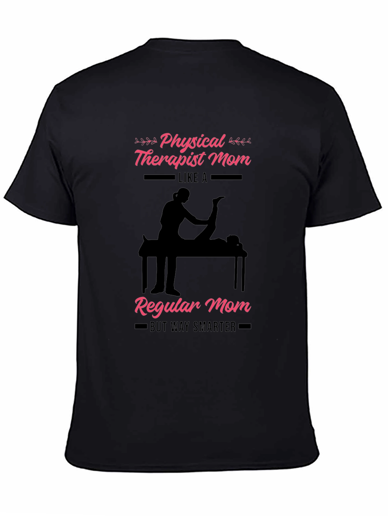 Black Physical Therapist Mom T-Shirt - Smart & Stylish view 4
