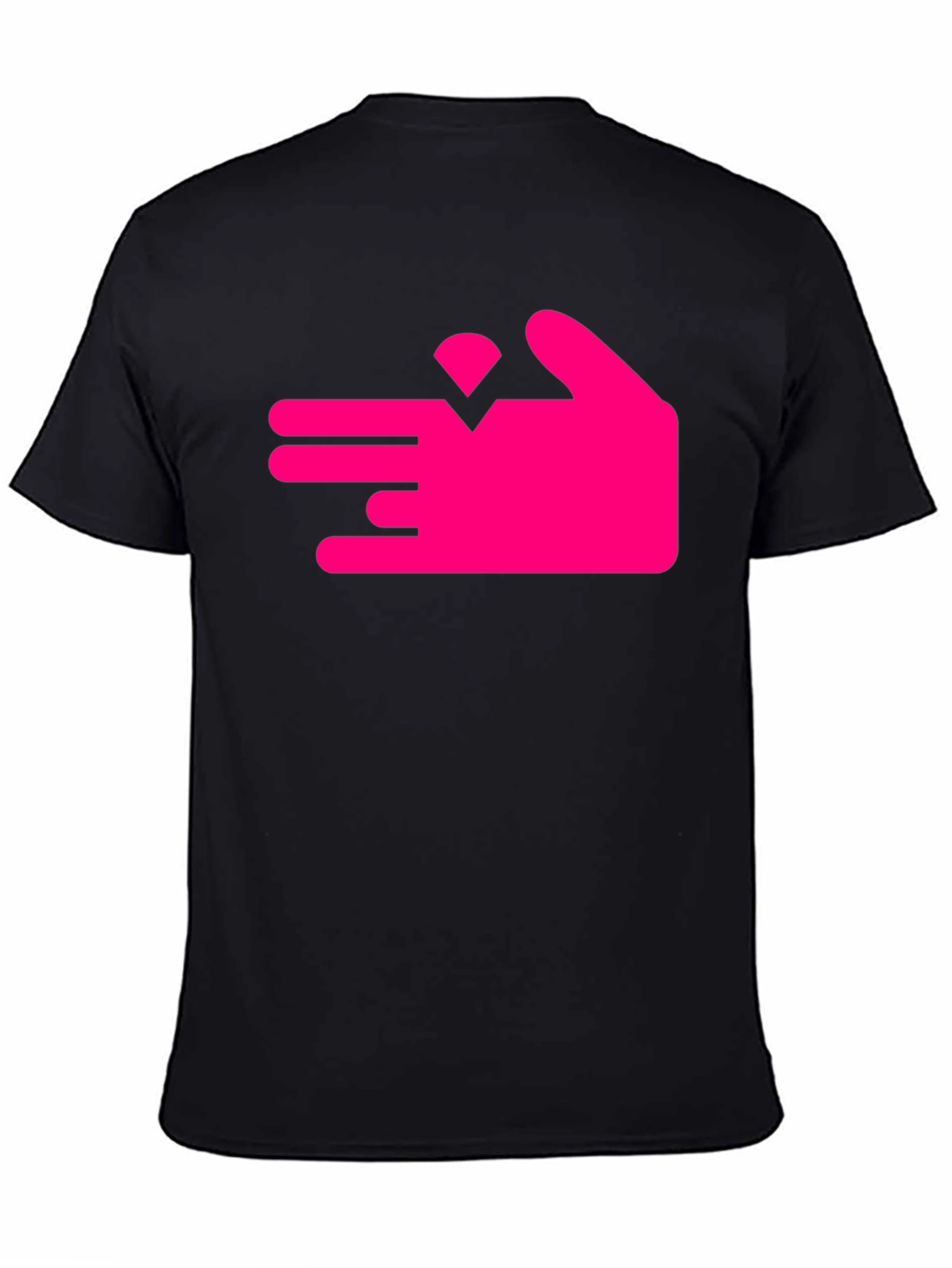 Abstract Hand Diamond Graphic Tee - Bold Design, Modern Style - 4