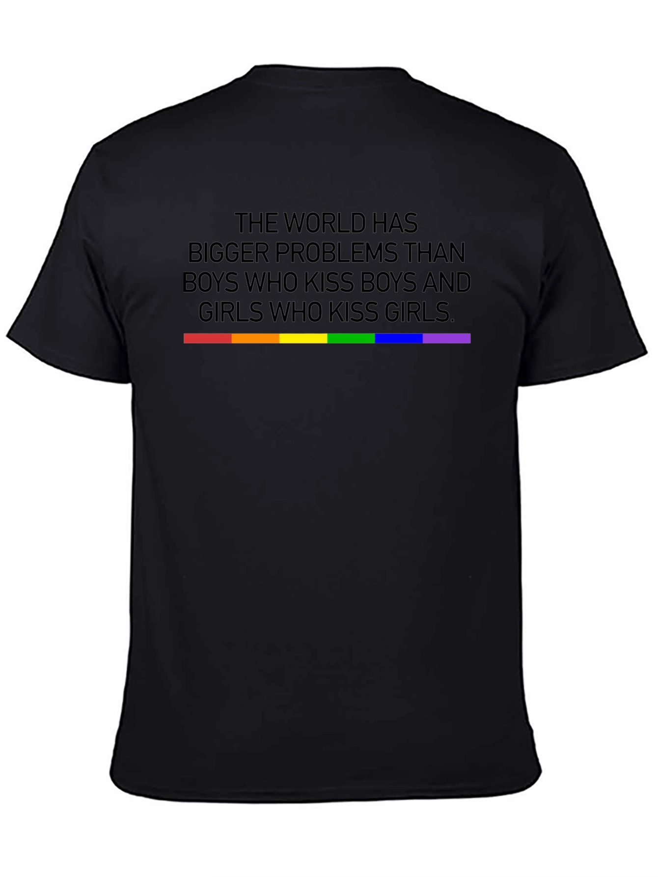 Black Equality T-Shirt: Bigger Problems Than Love view 4