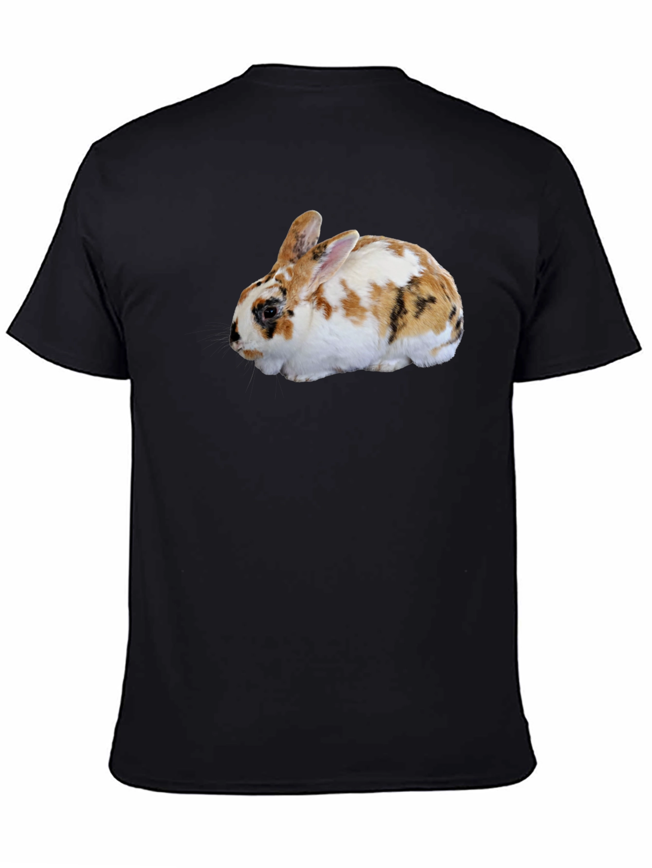 Black Rabbit Graphic Tee - Cute Pet T-Shirt view 4