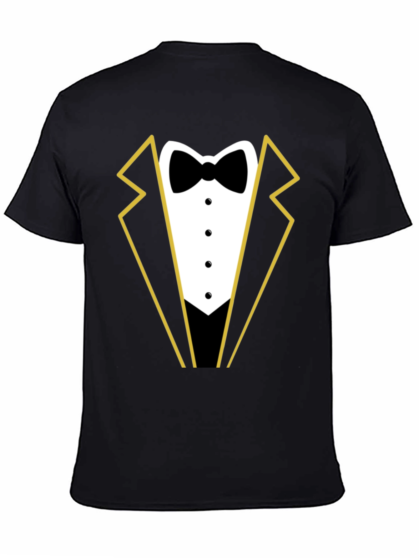 Black Tuxedo Graphic Tee - Formal Fun! view 4