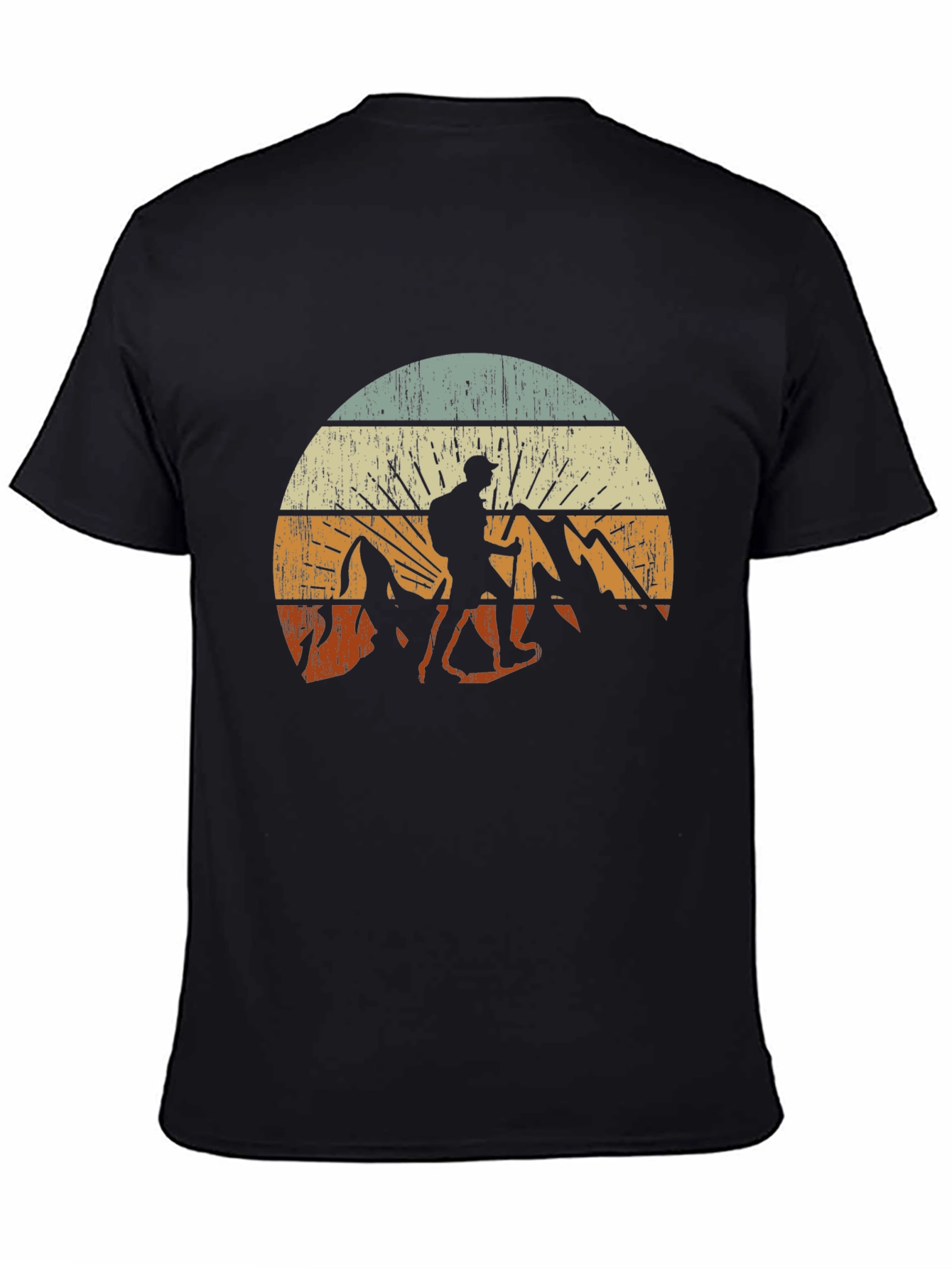Black Vintage Hiker T-Shirt - Adventure Awaits view 4
