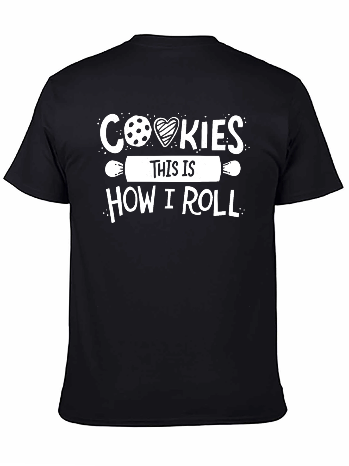 Black Cookies This Is How I Roll T-Shirt view 4