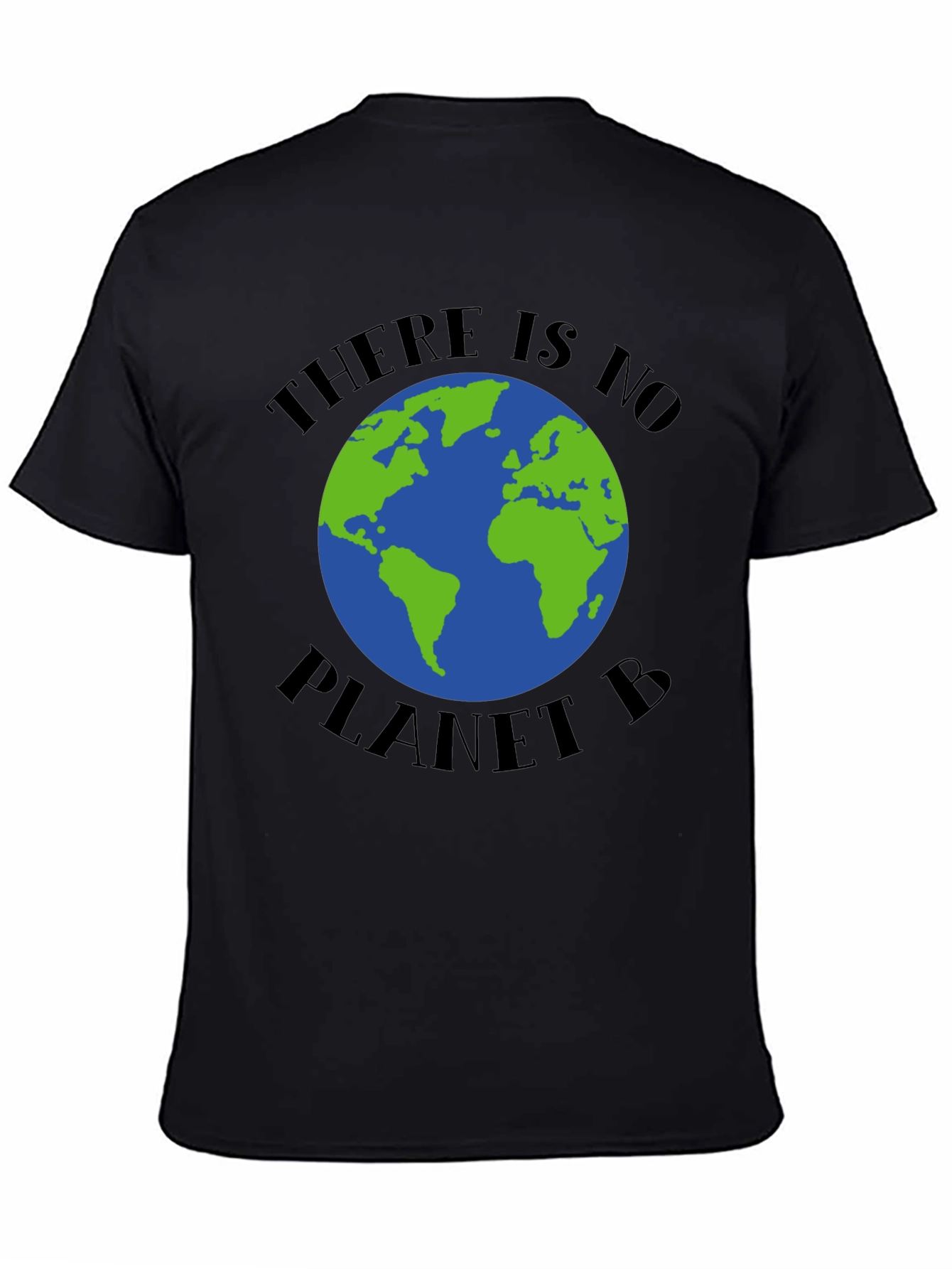 Black There is No Planet B Graphic T-Shirt view 4