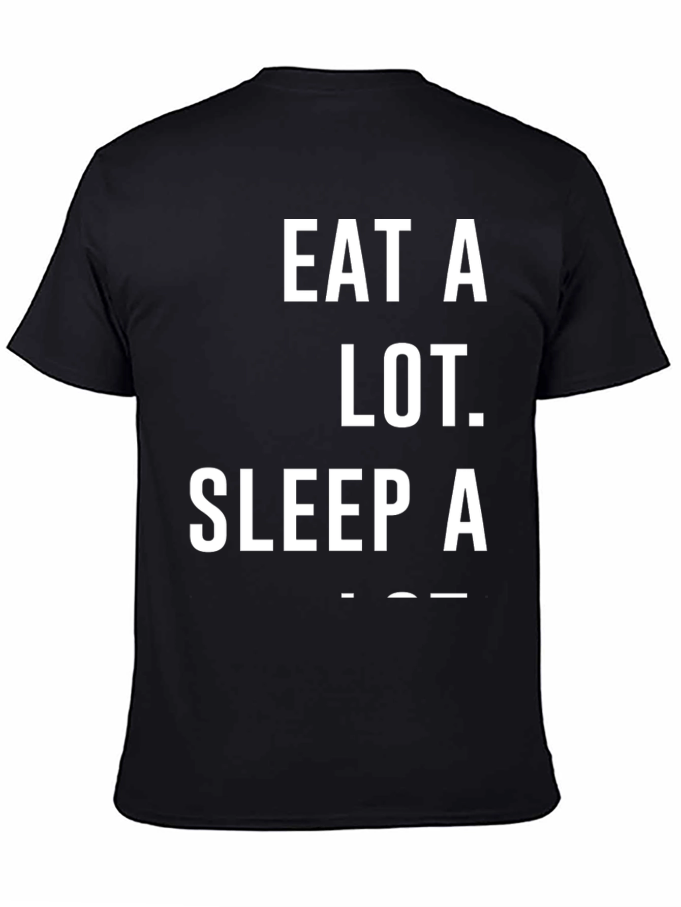 Black Eat, Sleep, Game Black Graphic Tee view 4