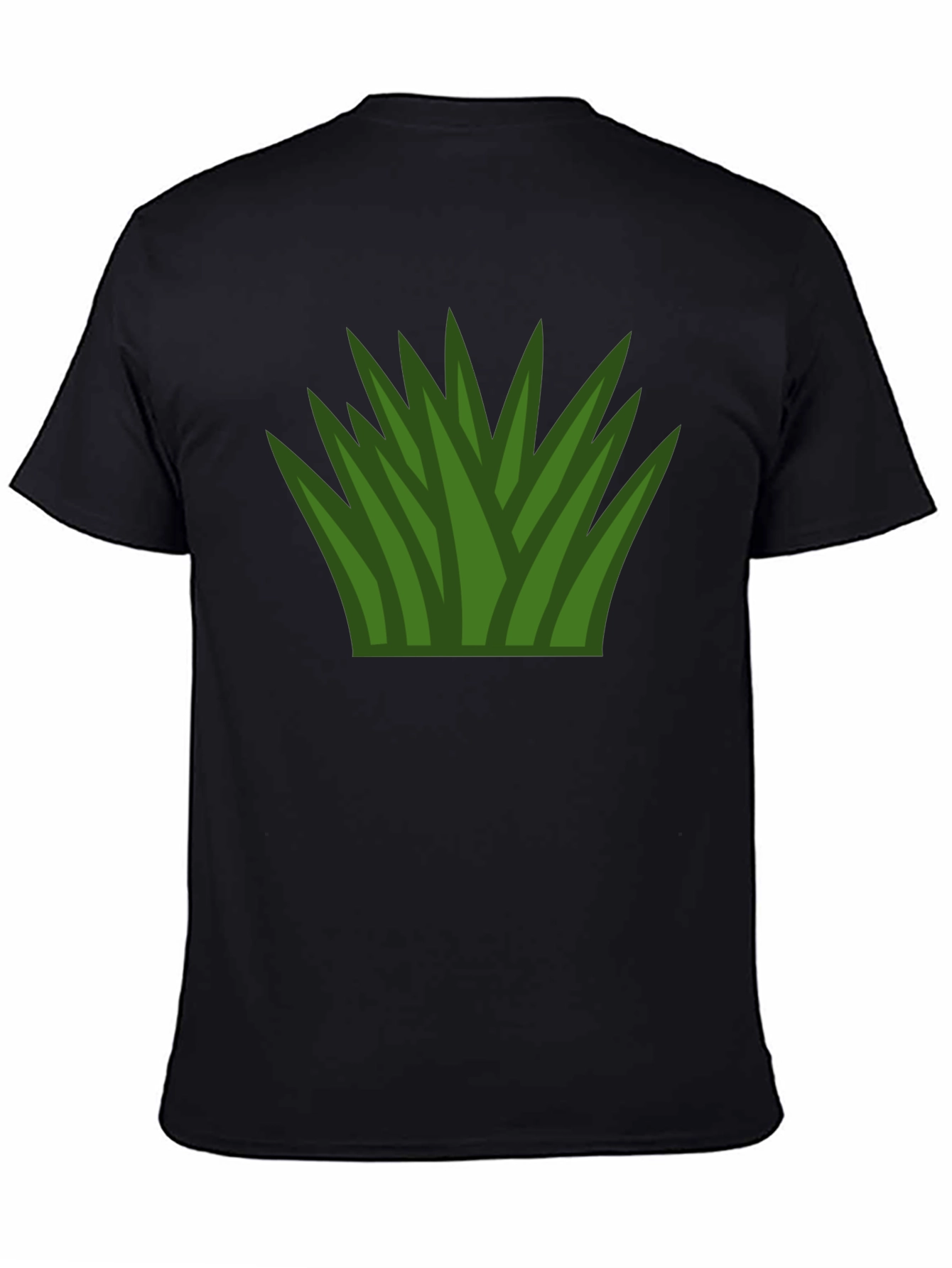 Black Grass Graphic Black T-Shirt view 4