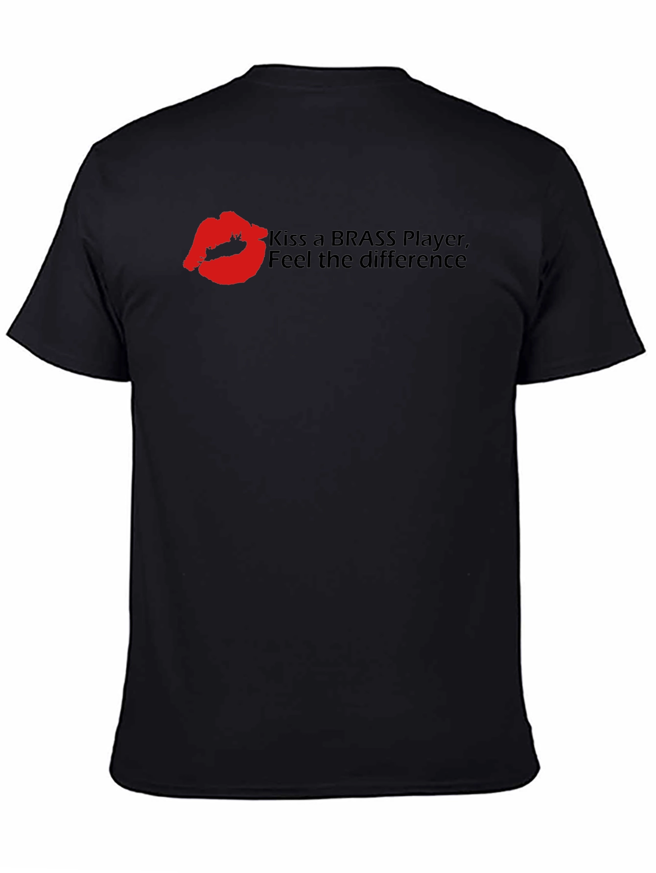 Black Kiss a Brass Player T-Shirt - Feel the Difference! view 4