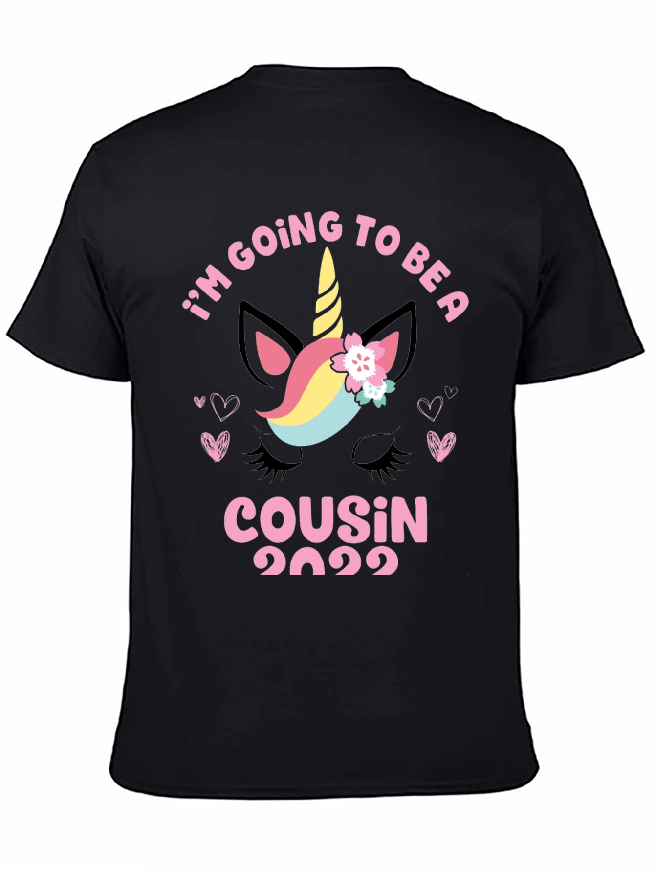 Black I'm Going to Be a Cousin 2022 T-Shirt view 4