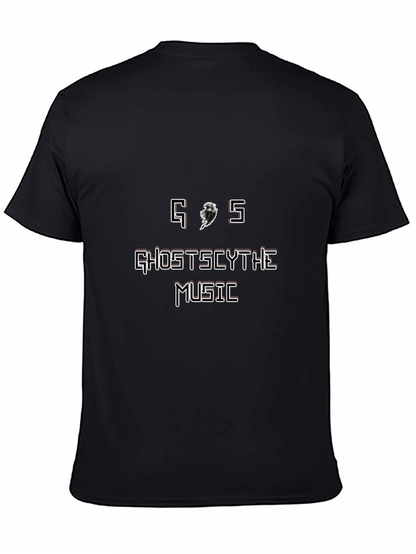 Black Ghostscythe Music Black T-Shirt view 4
