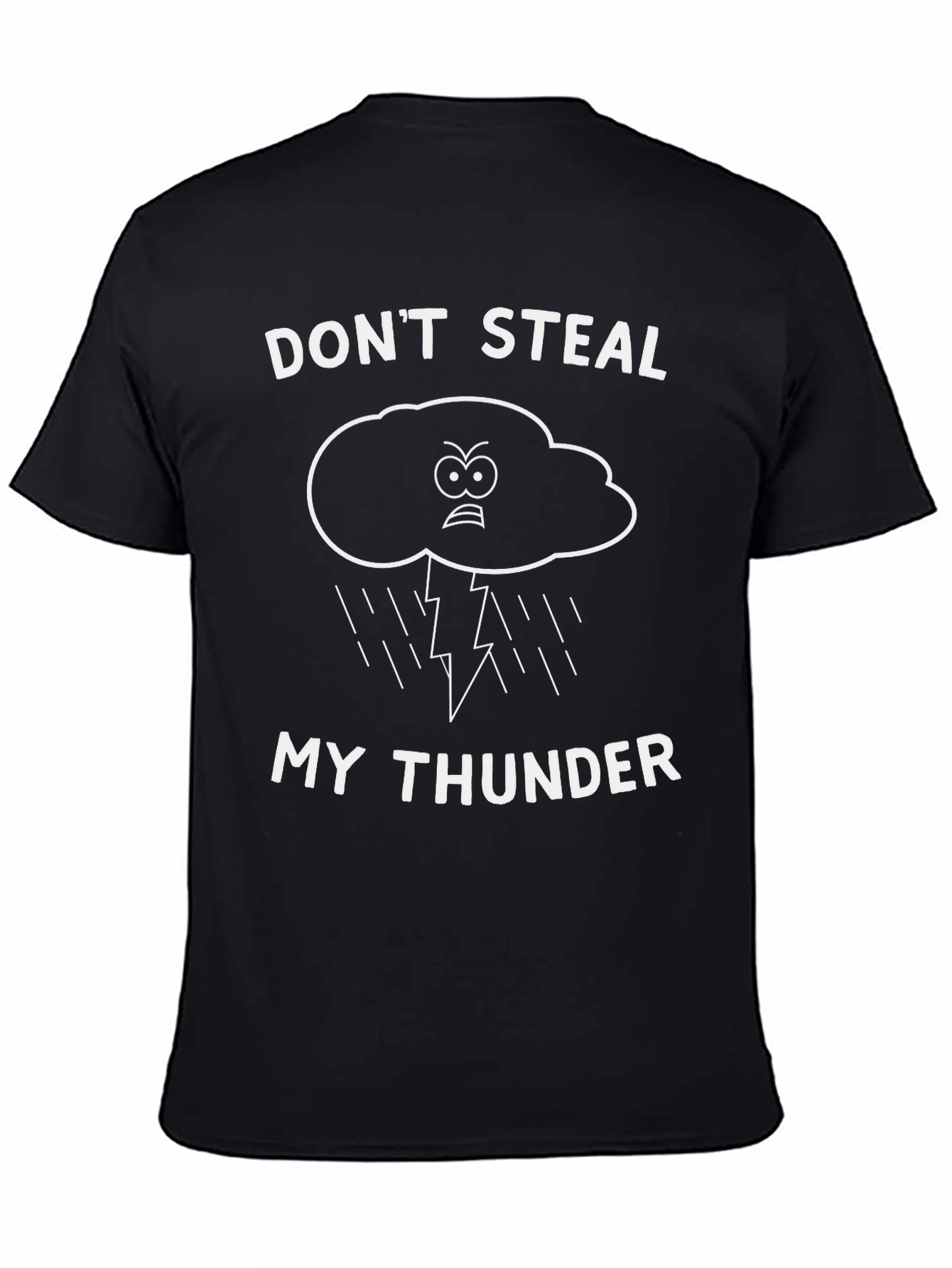 Black Don't Steal My Thunder Graphic Tee view 4