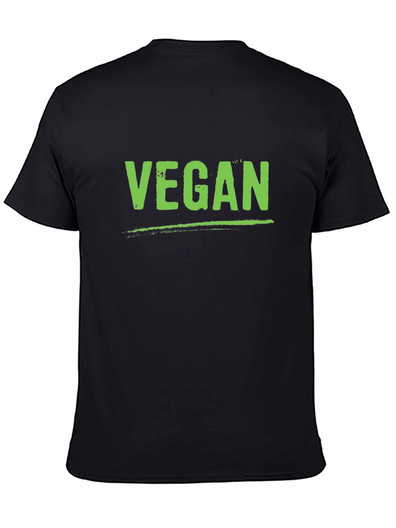 Black Vegan T-Shirt: Stylish & Sustainable view 4