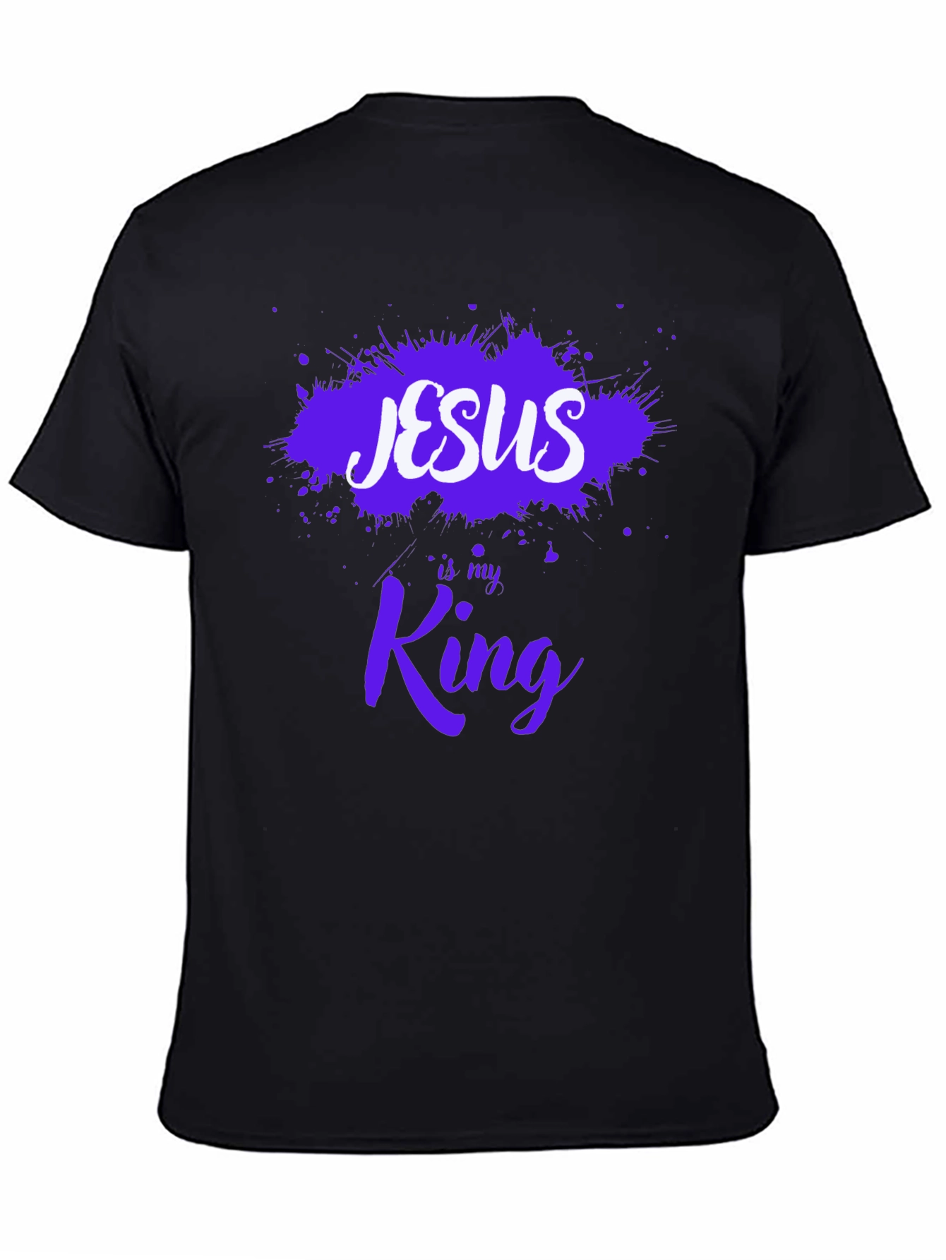 Black Jesus is my King T-Shirt view 4