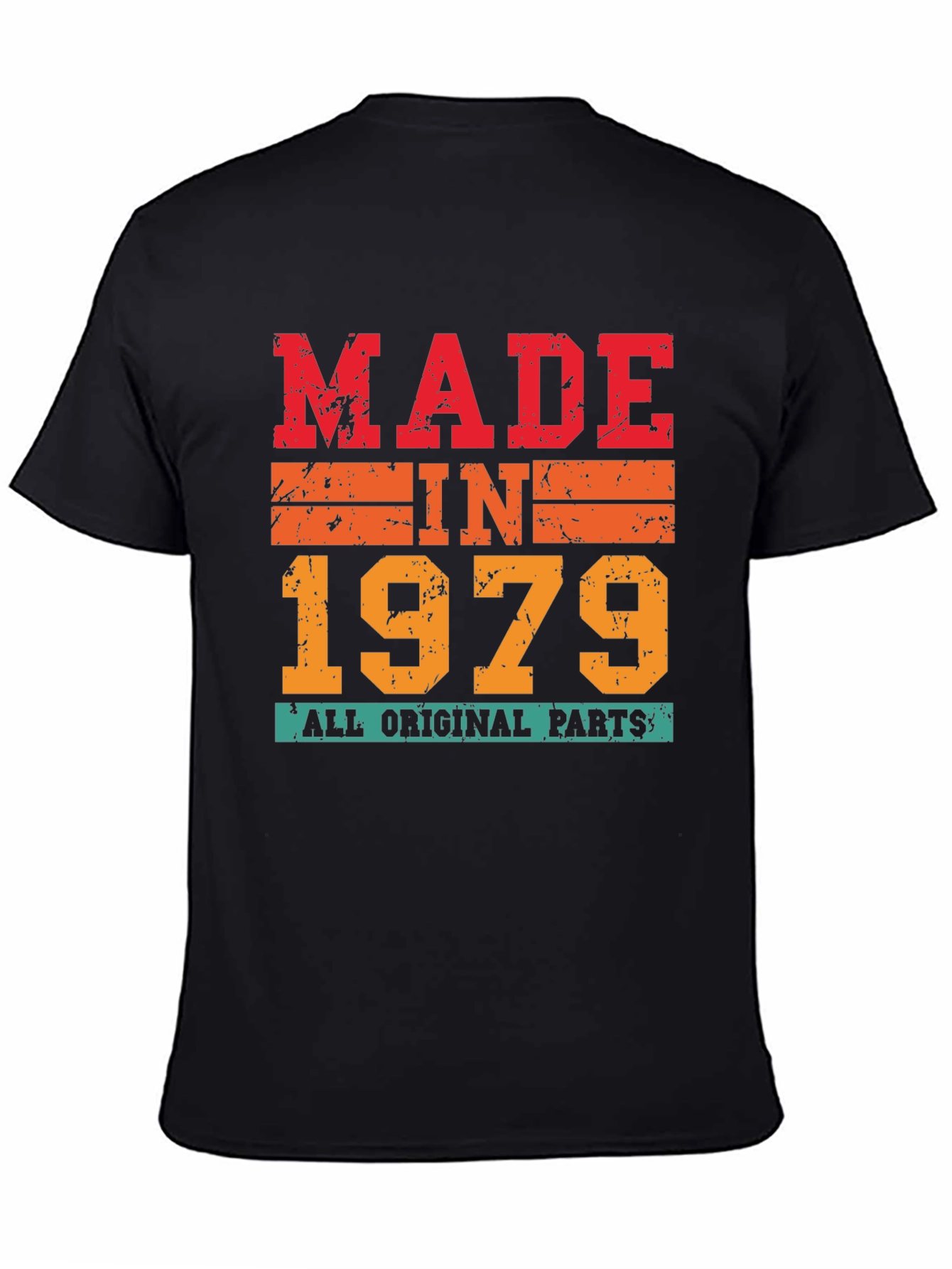 Made in 1979 All Original Parts T-Shirt - 4