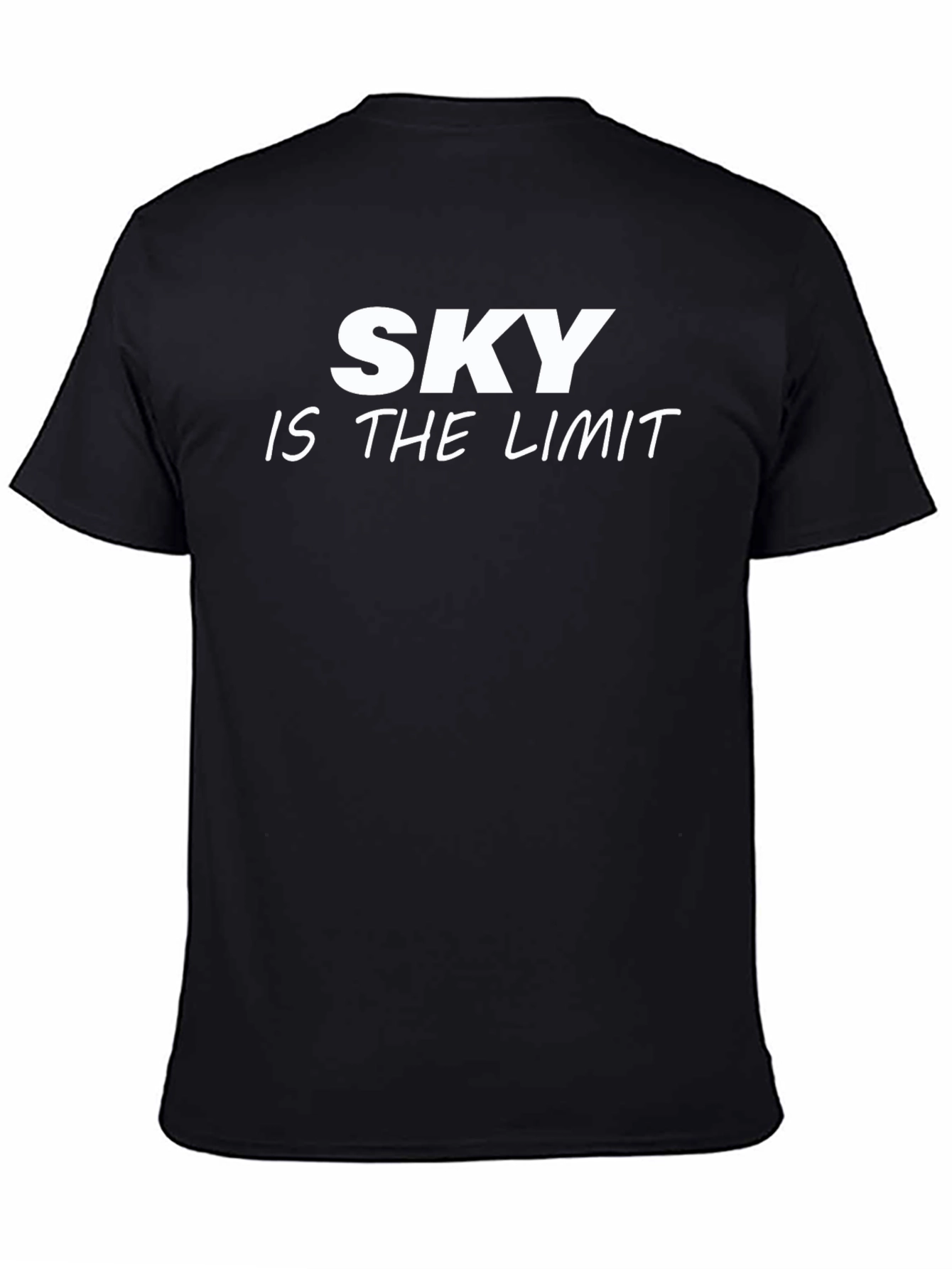 Black Sky is the Limit Black Graphic Tee view 4