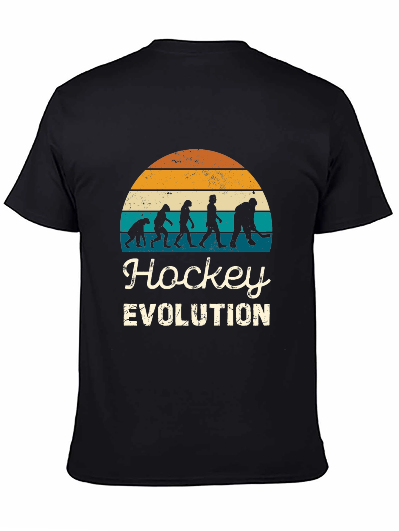 Black Hockey Evolution T-Shirt view 4