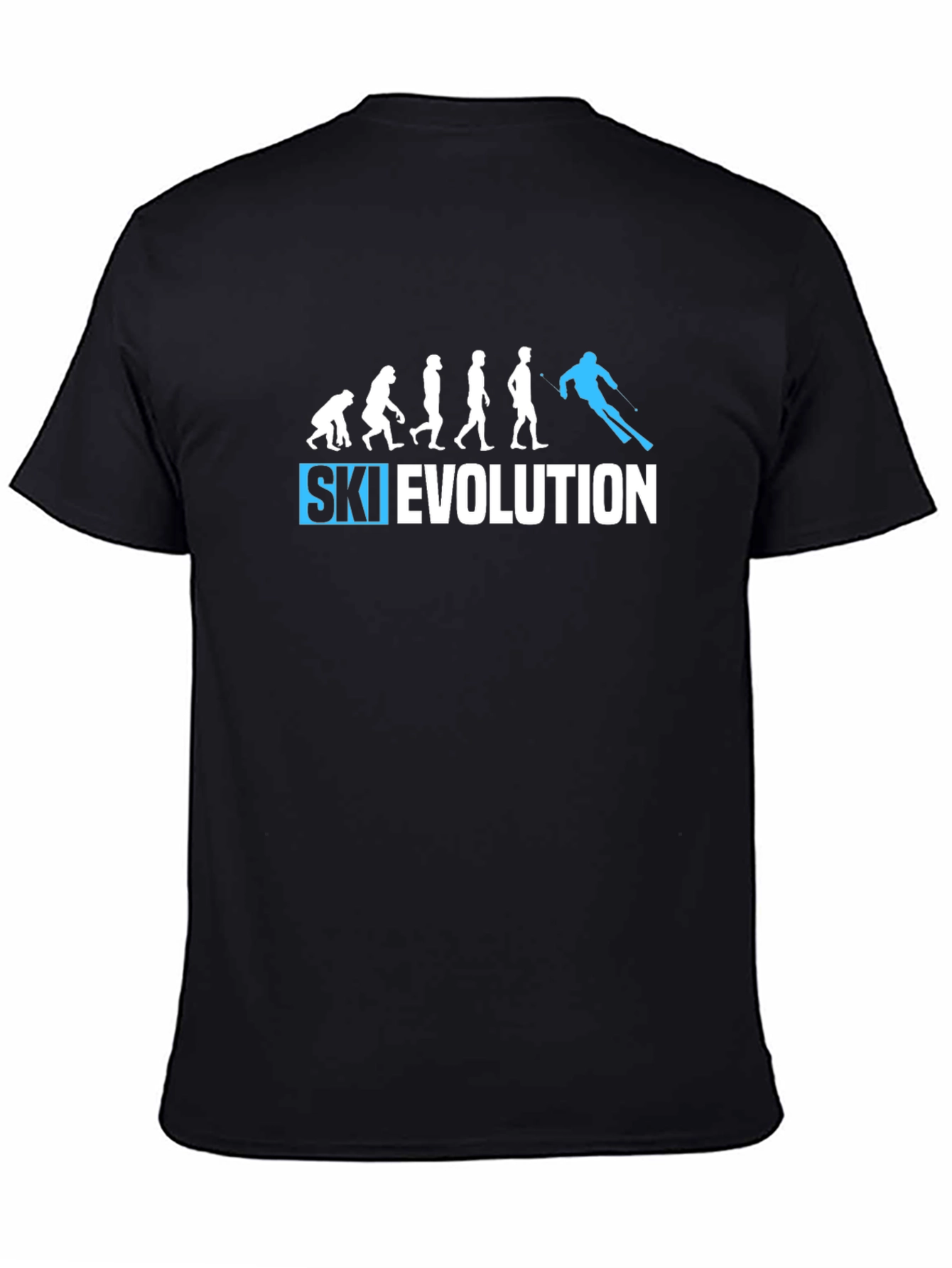 Black Ski Evolution Black T-Shirt view 4
