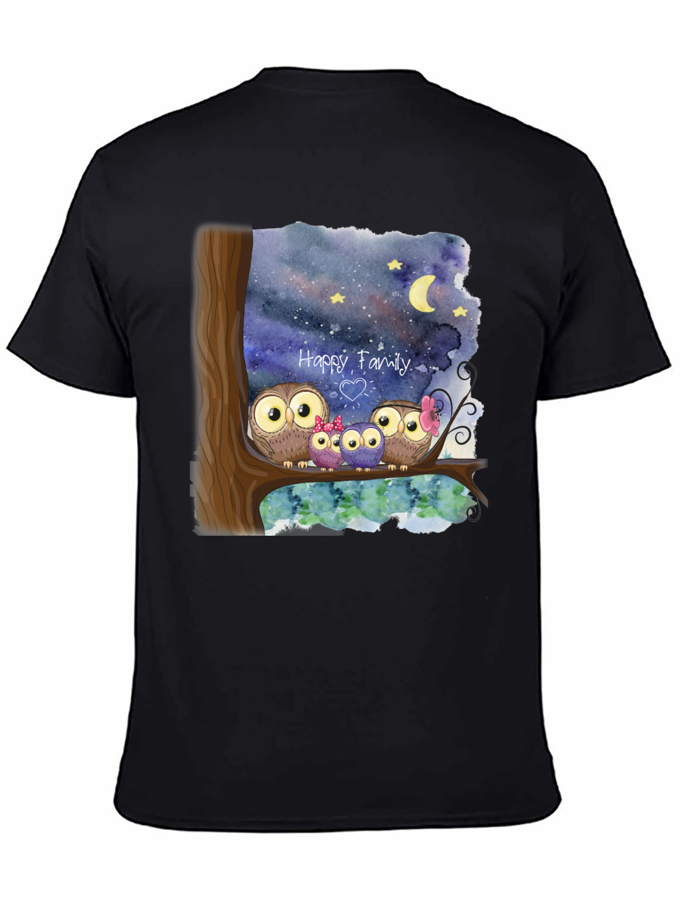 Owl Family T-Shirt - Happy Family Tee - 4