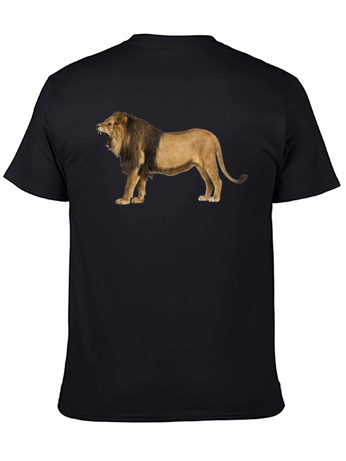 Black Lion Graphic Tee - Mens Black T-Shirt view 4