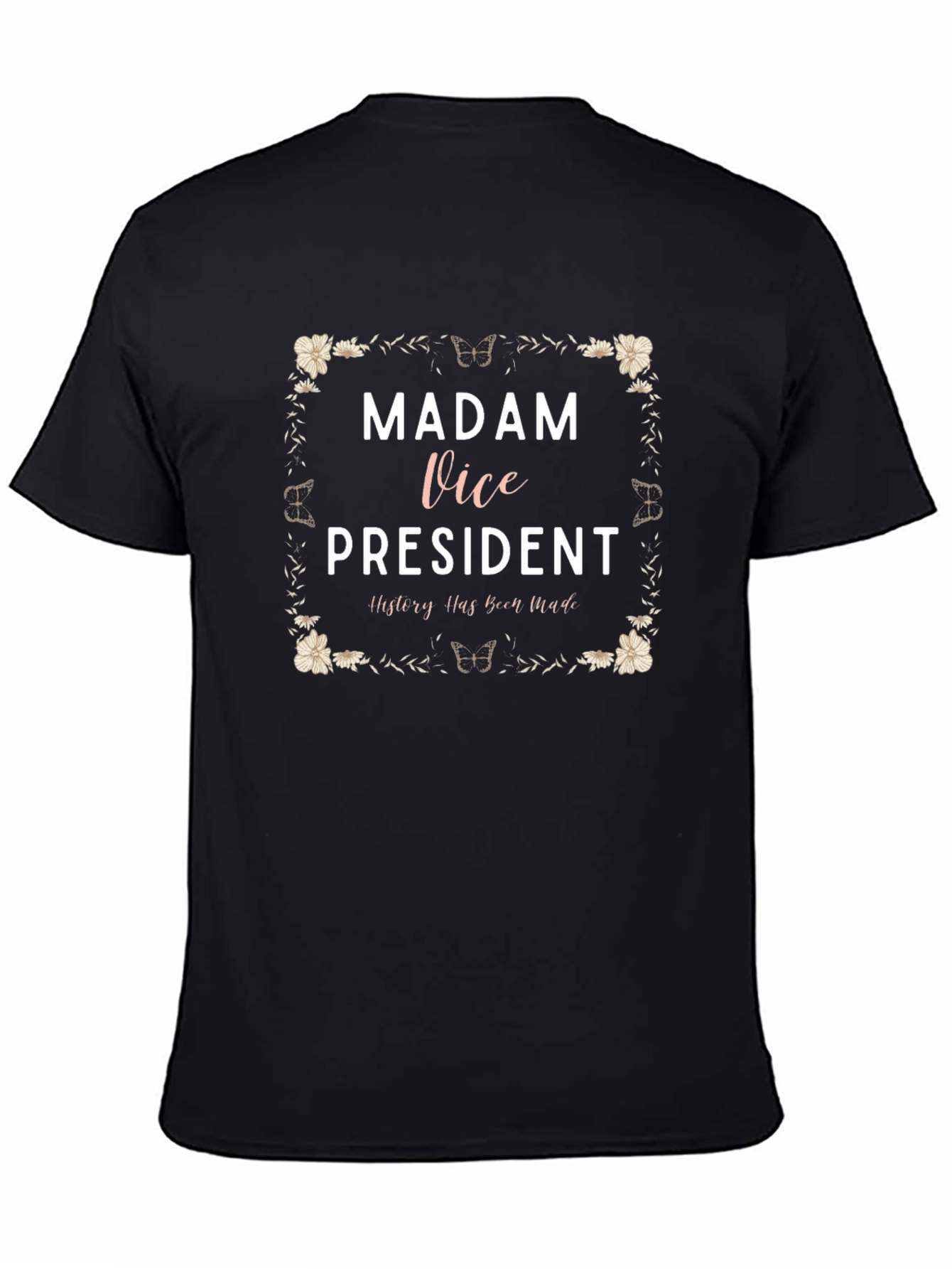 Black Madam Vice President T-Shirt view 4