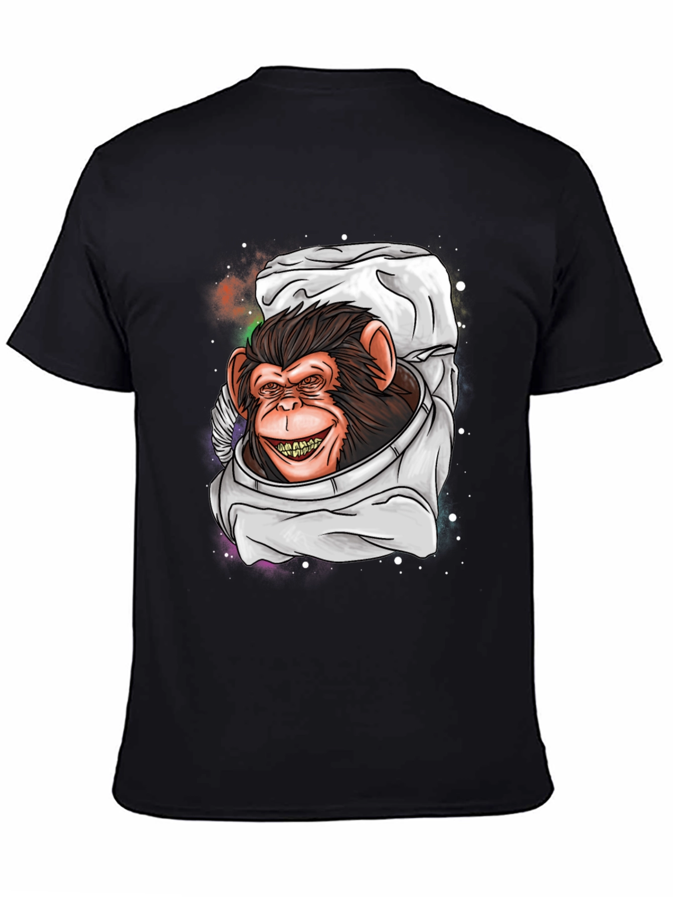 Black Space Monkey Graphic Tee view 4
