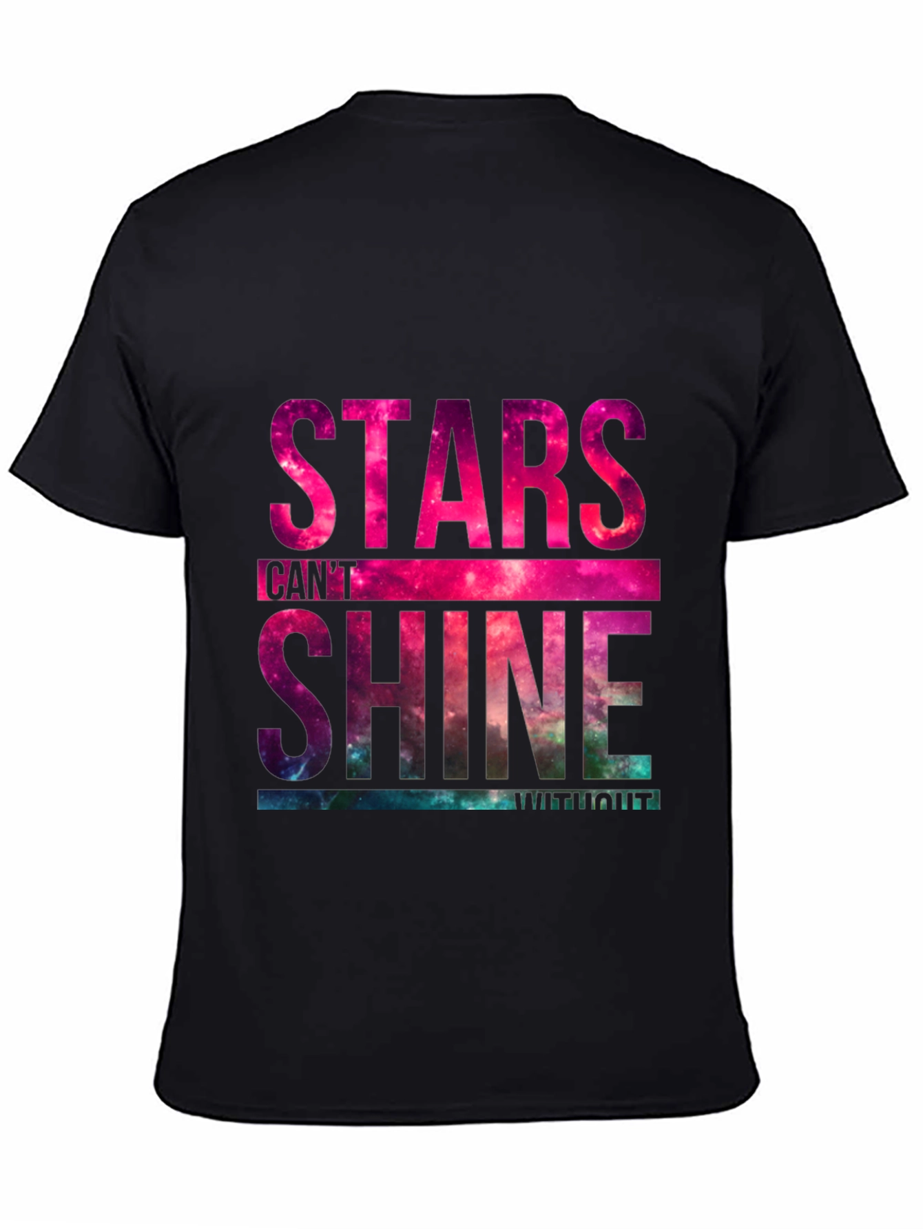Black Stars Can't Shine T-Shirt view 4