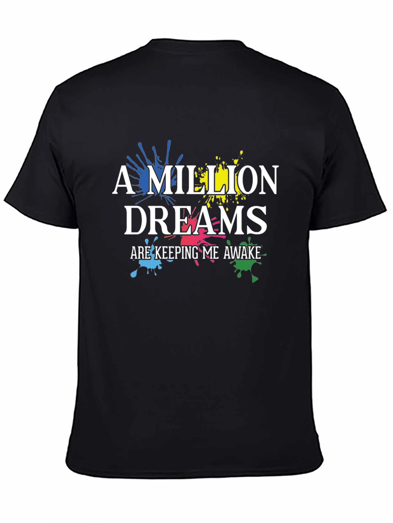 Black A Million Dreams Graphic T-Shirt - Black view 4
