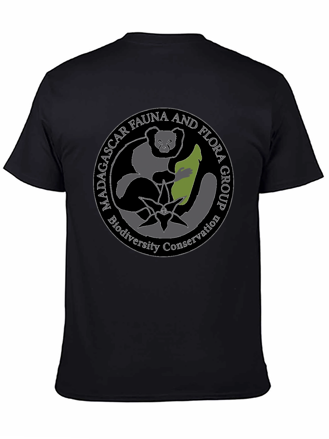 Black Fauna & Flora Group Biodiversity Conservation Tee view 4