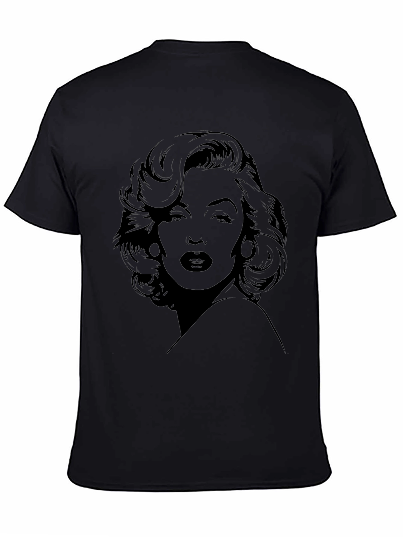 Black Marilyn Monroe Black T-Shirt  view 4