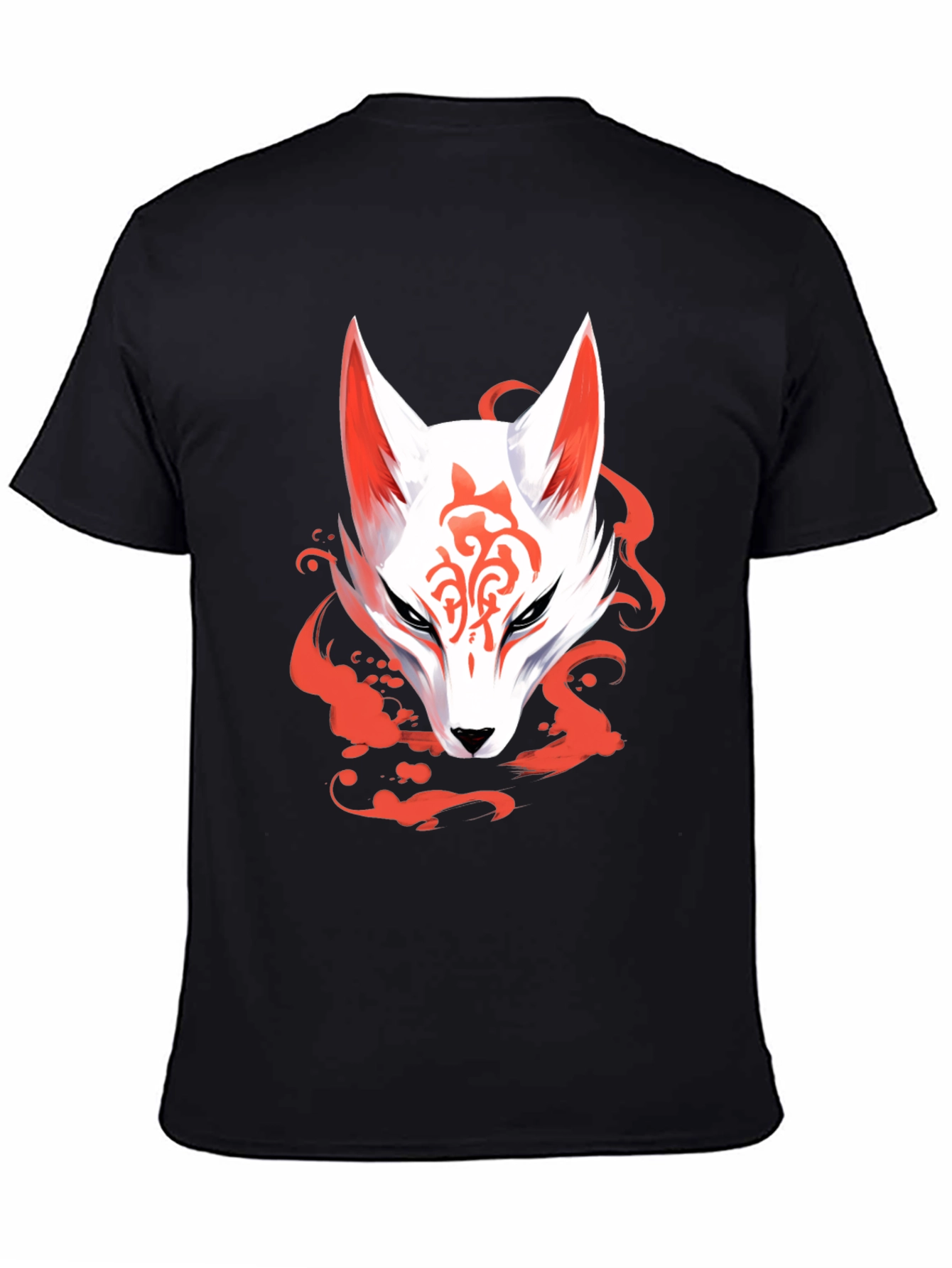 Black Fox Graphic Tee - Men's Black T-Shirt view 4