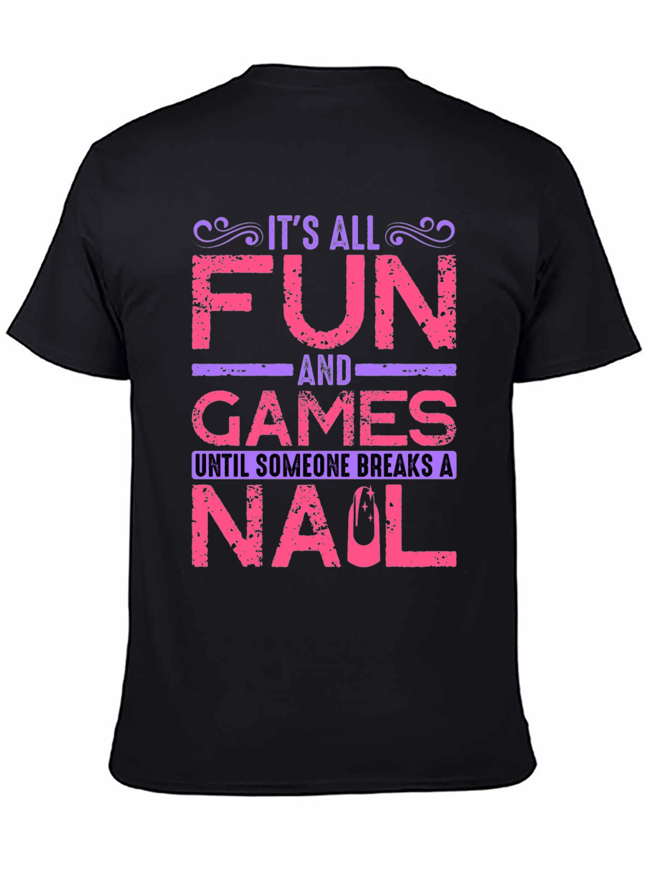 Black Fun and Games T-Shirt view 4