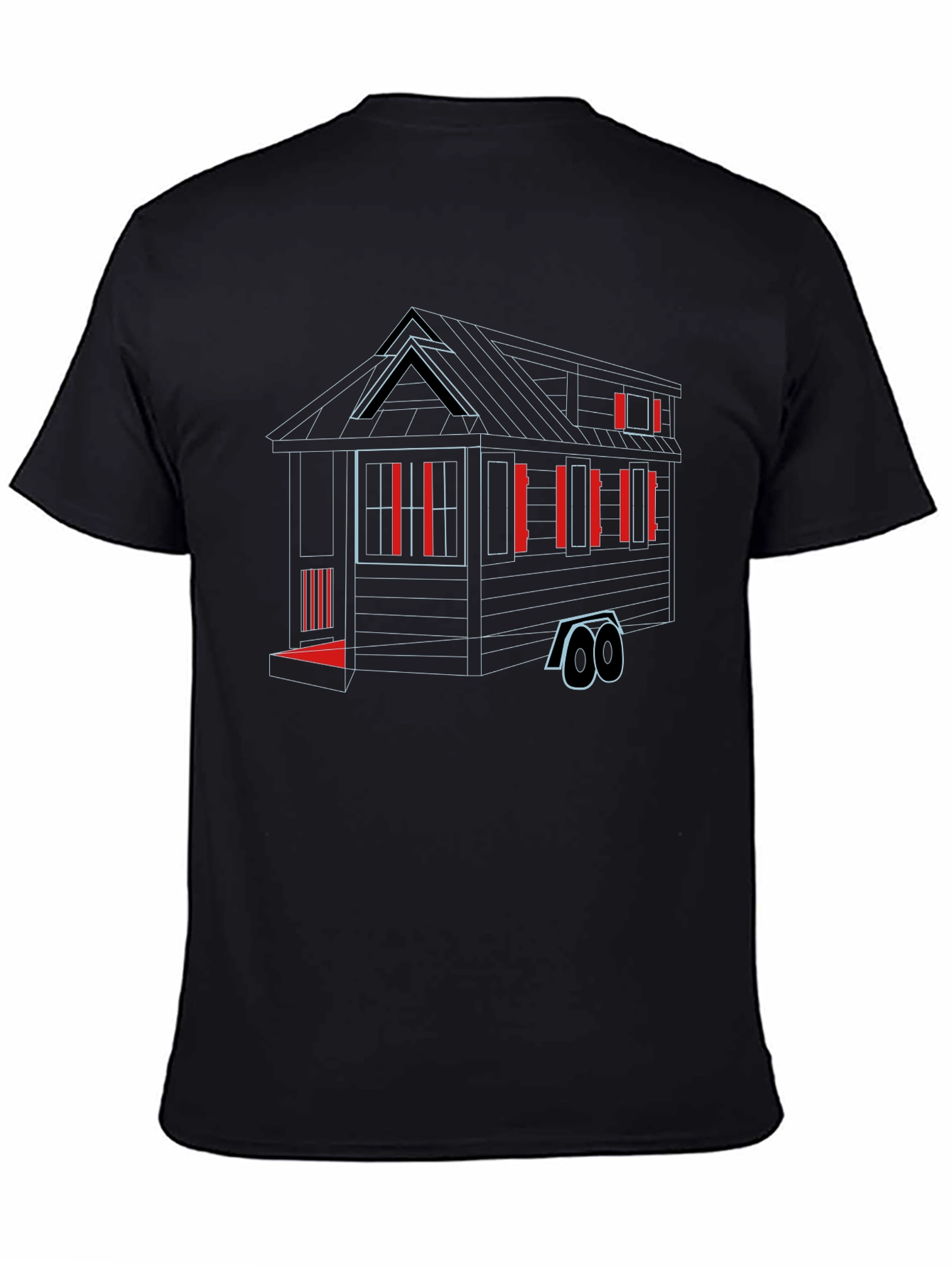 Modern Tiny House Graphic Tee - 4
