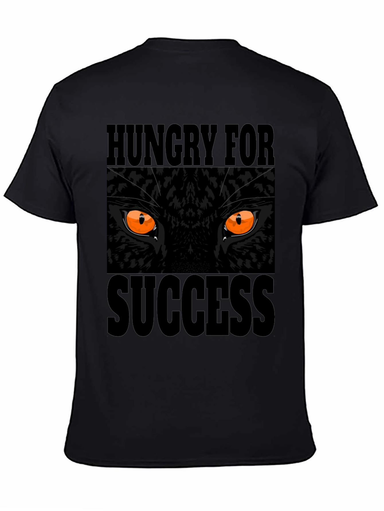 Black Hungry for Success Graphic Tee view 4