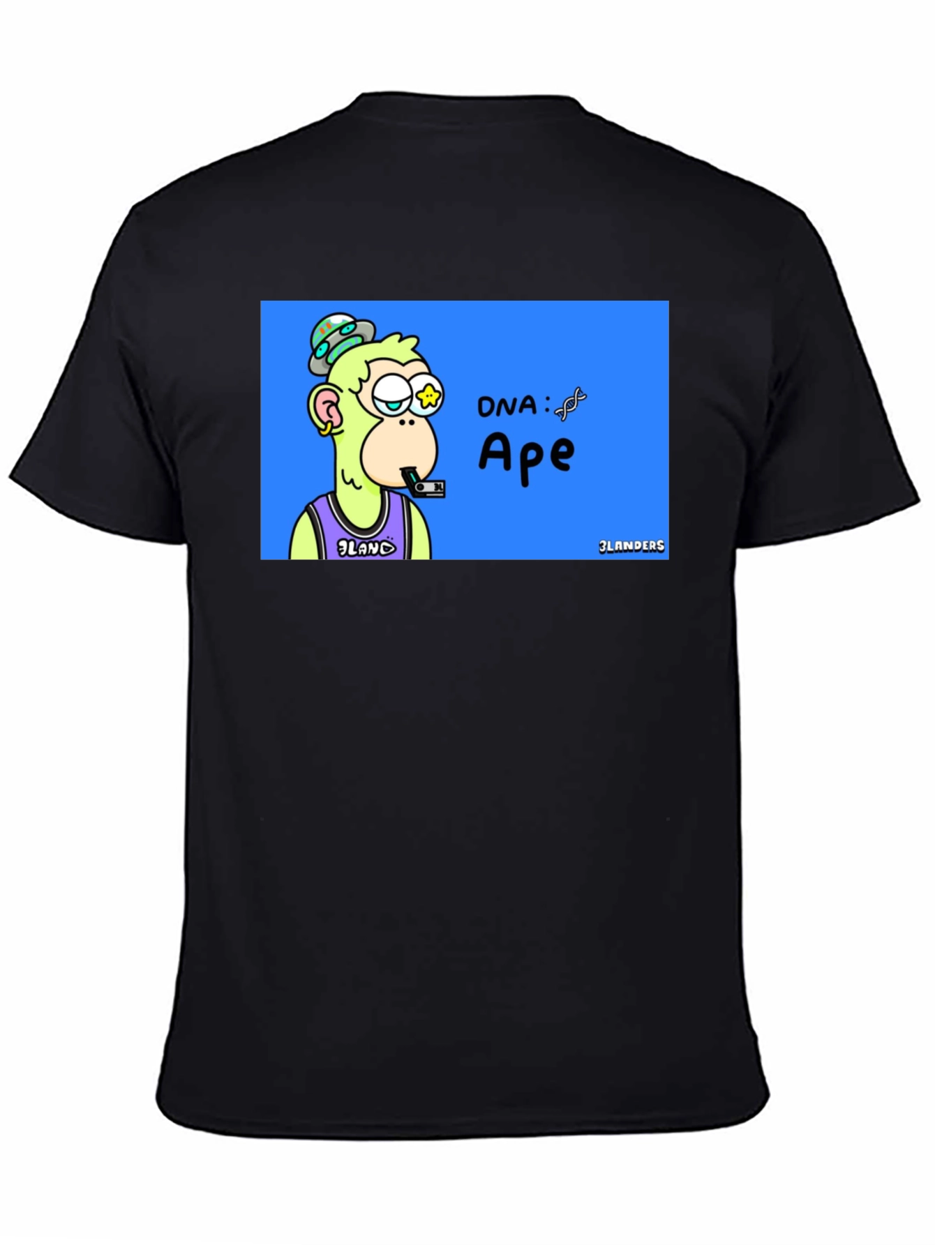 Black Ape DNA Graphic T-Shirt - Unique Design view 4
